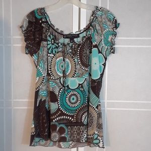 Simply French peasant blouse M